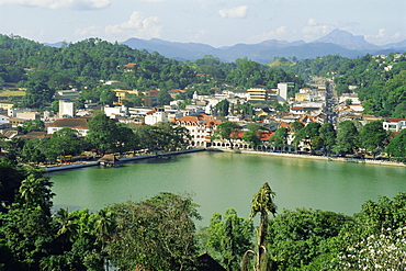 The town of Kandy, Sri Lanka, Asia