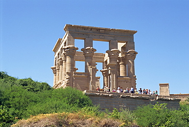 Temple at Philae, moved when the Aswan High Dam was built, UNESCO World Heritage Site, Nubia, Egypt, North Africa, Africa