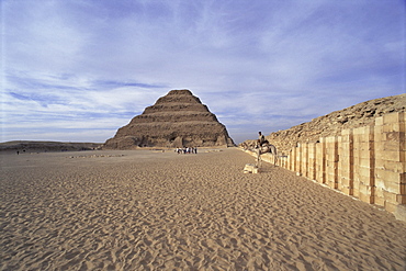 The Step Pyramid, Saqqara, UNESCO World Heritage Site, near Cairo, Egypt, North Africa, Africa