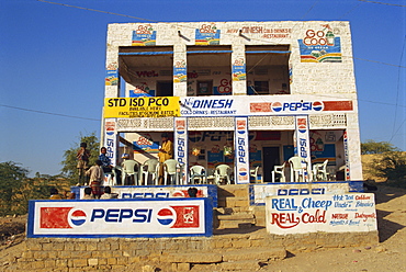 Cafe, Jaisalmer, Rajasthan state, India, Asia