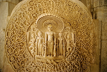 The Jain temple of Chaumukha, built in the 14th century, Ranakpur, Rajasthan state, India, Asia