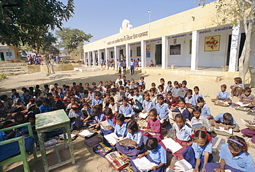 Village school, Deogarh, Rajasthan, India