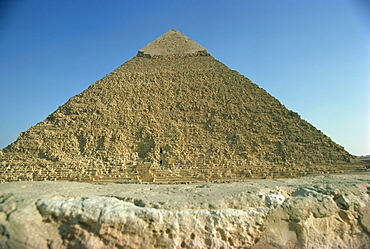 Chephren pyramid, Giza, UNESCO World Heritage Site, near Cairo, Egypt, North Africa, Africa