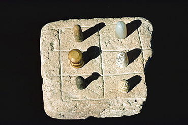 Chess board from Mohenjodaro, Karachi Museum, Pakistan, Asia