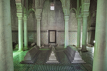 The Saadian Tombs, Marrakech, Morocco, North Africa, Africa 