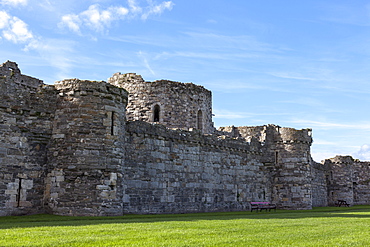 Beaumaris Castle, UNESCO World Heritage Site, Anglesey, Wales, United Kingdom, Europe 