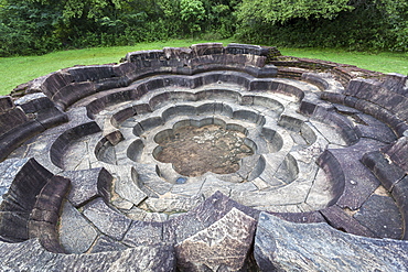 Bathing Pool (Nekum Pokuna), Polonnaruwa, UNESCO World Heritage Site, Sri Lanka, Asia 