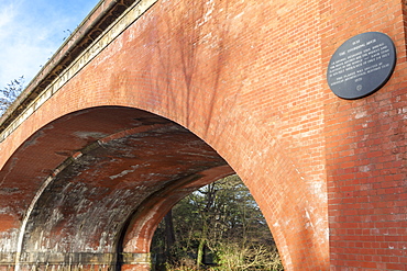 Maidenhead Railway Bridge, built by Isambard Kingdom Brunel and nicknamed the Sounding Arch, Maidenhead, Berkshire, England, United Kingdom, Europe