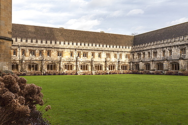 Magdalen College Cloister, Oxford, Oxfordshire, England, United Kingdom, Europe