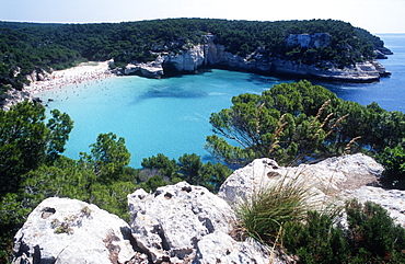 Cala Mitjana beach, Menorca, Spain