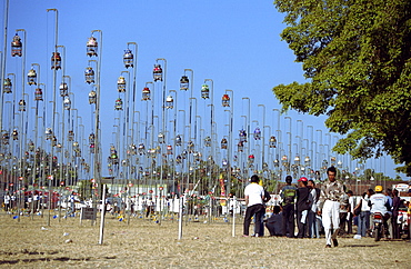 Bird singing competition, Yogyakarta, Java, Indonesia