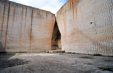 Disused S'Hostal quarries managed by the LITHICA cultural association, Menorca, Spain.