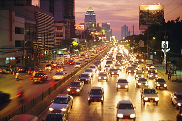 Traffic, Bangkok, Thailand, Asia