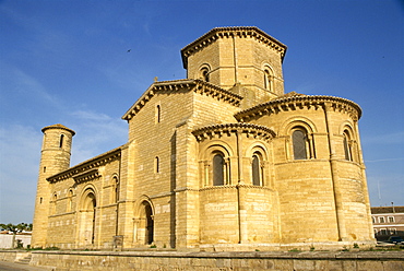 The Romanesque 11th century church of San Martin, at Fromista on the Camino, in Palencia, Spain, Europe