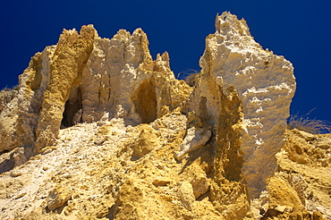 Eroded coastal limestone outcrops at Nanarup near Albany, Western Australia, Australia, Pacific