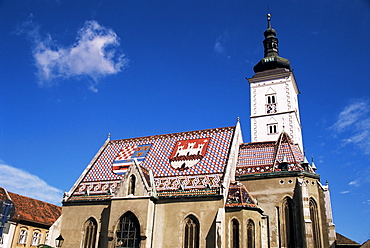 St. Mark's church, Zagreb, Croatia, Europe