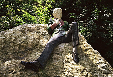 Statue of Oscar Wilde, Merrion Square, Dublin, Eire (Republic of Ireland), Europe