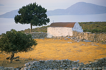 St. Stephanos chapel, Tilos, Dodecanese Islands, Greece, Europe