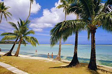 Beach at the Dai Ichi hotel, Guam, Marianas, Pacific islands, Pacific