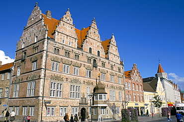 Jens Bangs Stenhus dating from 1624, Aalborg, North Jutland, Denmark, Scandinavia, Europe