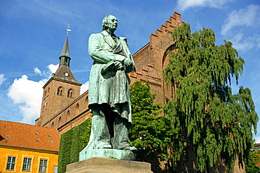 Statue of Hans Christian Andersen, Odense, Funen, Denmark, Scandinavia, Europe