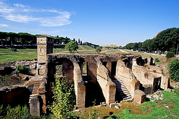 Ruins of Septizodium, Circo Massimo, Rome, Lazio, Italy, Europe