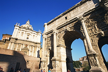 Arch of Septimius Severus, Forum, Rome, Lazio, Italy, Europe