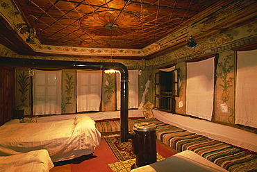 Interior of an Ottoman home, Safranbolu, Anatolia, Turkey, Asia Minor, Eurasia