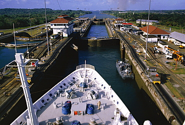 Gatun Lock, Panama Canal, Panama, Central America
