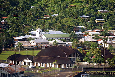 The town of Pago Pago on U.S. Samoa, Pacific Islands, Pacific