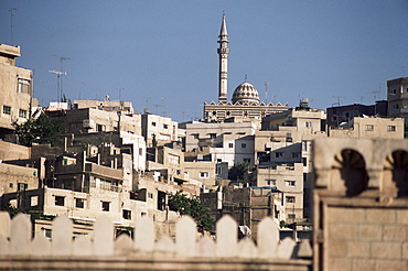 Abu Darwish mosque on Jebel Ashrafieh, Amman, Jordan, Middle East