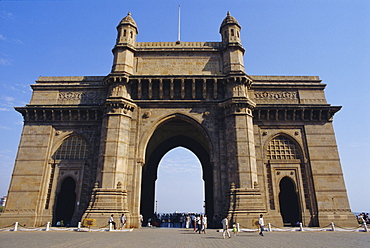 The Gateway to India, built to commemorate the visit of George V in 1911, Mumbai, previously called Bombay,  Maharashtra State, India