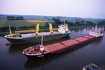 Nord Ostsee Kanal, Kiel Canal, Germany, Europe