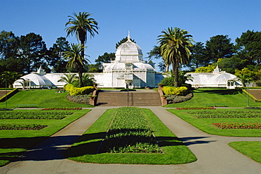 The Conservatory of Flowers, Golden Gate Park, San Francisco, California, United States of America, North America