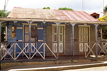 Creole dwelling, Terre de Haut, Guadeloupe, Leeward Islands, West Indies, Caribbean, Central America