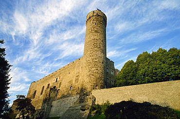 The Pikk Hermann Tower, part of the Toompea Castle, Tallinn, Estonia, Baltic States, Europe