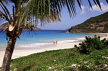 Beach at Anse des Flamands, St. Barthelemy, West Indies, Central America