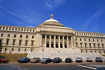 The Capitol, a 1920s legislature building, in San Juan, Puerto Rico, West Indies, Caribbean, Central America