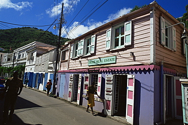 Main street, Road Town, Tortola, British Virgin Islands, West Indies, Caribbean, Central America