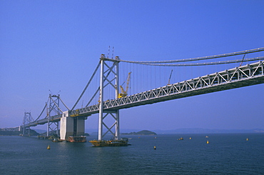 Seto Ohashi Bridge between the islands of Honshu and Shikoku, Japan, Asia