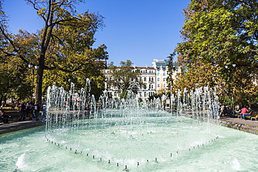 City Garden Park, Fountains, Sofia, Bulgaria, Europe