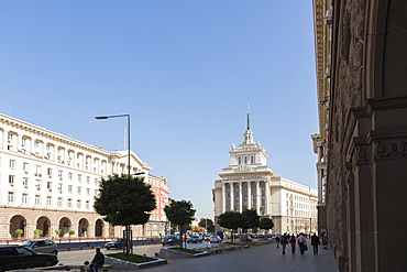 Presidential Palace, Ploshtad Nezavisimost, former Communist Party Head Quarters, Sofia, Bulgaria, Europe