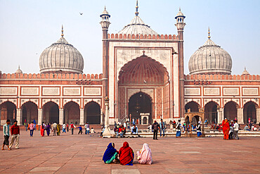 Jama Masjid (Jama Mosque), Old Delhi, Delhi, India, Asia