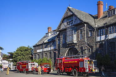 Town Hall, The Mall, Shimla (Simla), Himachal Pradesh, India, Asia