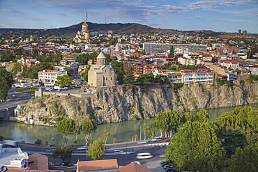 View of Tbilisi, Georgia, Caucasus, Central Asia, Asia 