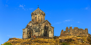 Church of Surb Astvatsatsin (Vahramashen Church) at Amberd fortress located on the slopes of Mount Aragats, Yerevan, Aragatsotn, Armenia, Central Asia, Asia 