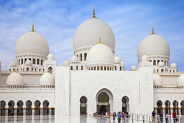 Sheikh Zayed Grand Mosque, Abu Dhabi, United Arab Emirates, Middle East