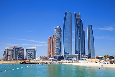 Etihad Towers, Abu Dhabi, United Arab Emirates, Middle East