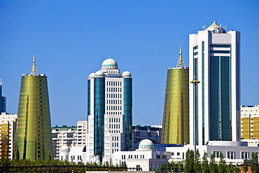 City skyline, Astana, Kazakhstan, Central Asia, Asia