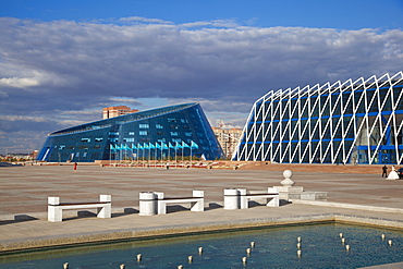 Shabyt Palace of Arts and Palace of Independence, Astana, Kazakhstan, Central Asia, Asia